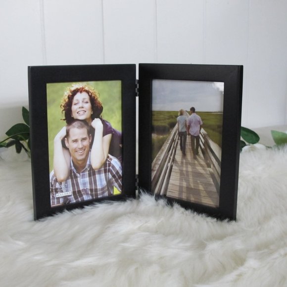 Classic Table Top Dual Folding 5x7 Picture Frame - Picture 10 of 11